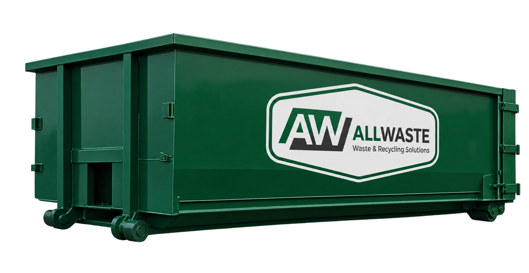 Green All Waste roll-off dumpster container